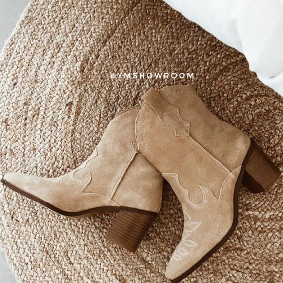 Zara Shoes - ZARA Suede western boots